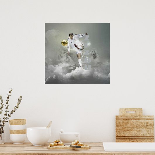 ZIDANE POSTER (Keuken)