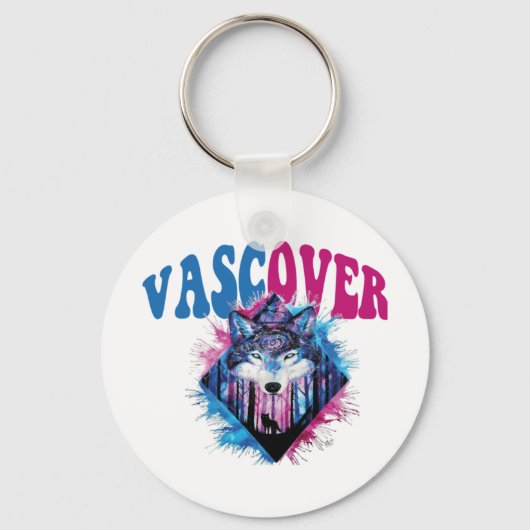 Zidika vascover wolf Essentieel Sleutelhanger (Voorkant)