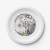 Zidika Wolf Classic Papieren Bordje (Voorkant)