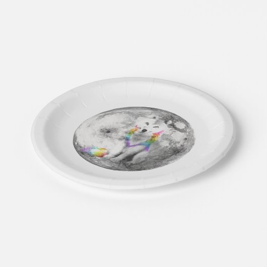 Zidika Wolf Classic Papieren Bordje (Gekanteld)