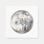 Zidika Wolf Classic Servet (Voorkant)