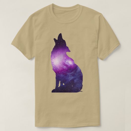 Zidika wolf Melkweg T-shirt (Design voorkant)