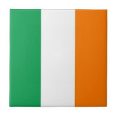 zIE001 Ierse VLAG, IERLAND, Tegeltje (Voorkant)