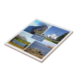 zIE003 MAYO - Mozaïek, Ierland, Tegeltje