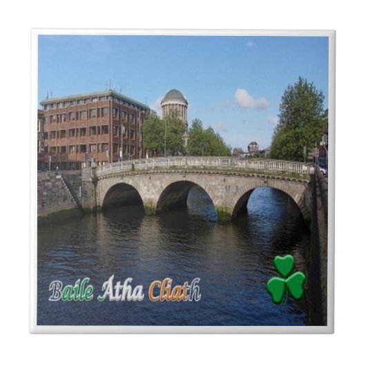 zIE008 DUBLIN, Ierland, Tegeltje (Voorkant)