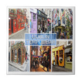 zIE015 DUBLIN Temple Bar, Noord-Ierland Tegeltje (Voorkant)