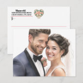 Zie Achterkant - Huwelijk Briefkaart (Voorkant / Achterkant)