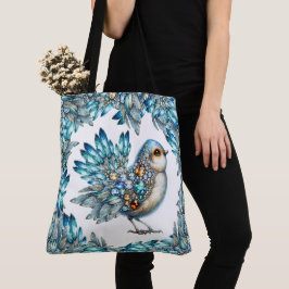 Zie achterkant - Precious Bling BirdTote Tote Bag