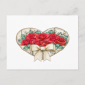 Zie achterkant - Roos hart Briefkaart (Voorkant)