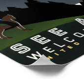 Zie Amerika - Onthaal aan Montana - WPA Poster (Hoek)