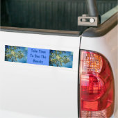 Zie Beauty Flowers Inspirerend Bumpersticker (Op Truck)