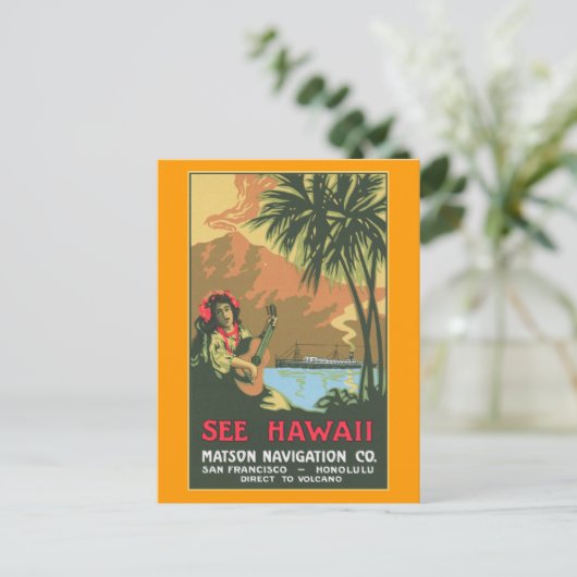 Zie Briefkaart Hawaii (Staand voorkant)