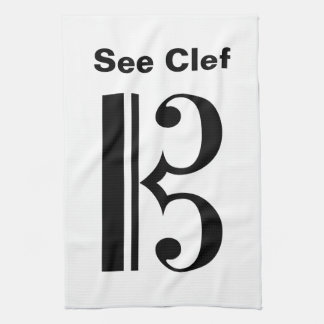 Zie Clef Theedoek