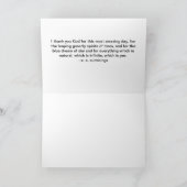 Zie Cummings gebed - Varens en Stenen Bedankkaart (Binnen)