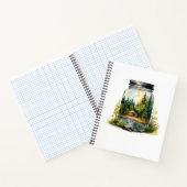 Zie de beek, het huis in de glazen pot notitieboek (Binnen)