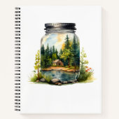 Zie de beek, het huis in de glazen pot notitieboek (Voorkant)