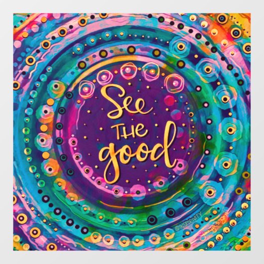 Zie de Goede “Inspirivity” Raamsticker (Vel)