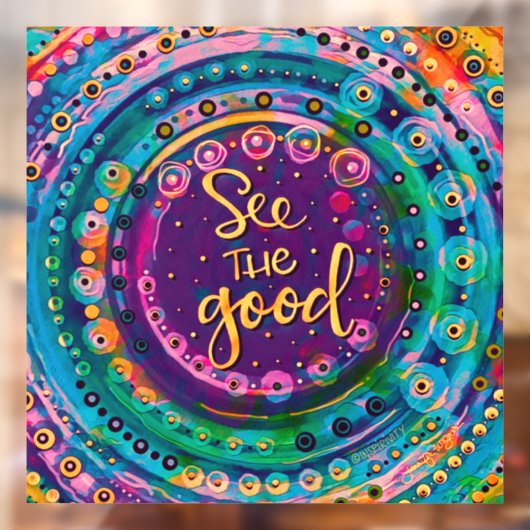 Zie de Goede “Inspirivity” Raamsticker (Vel 2)