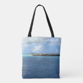 Zie de Haven van de Wereld van Vraag in een Tijd M Tote Bag (Achterkant)