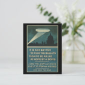 Zie de kogels briefkaart (Staand voorkant)