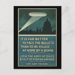 Zie de kogels briefkaart