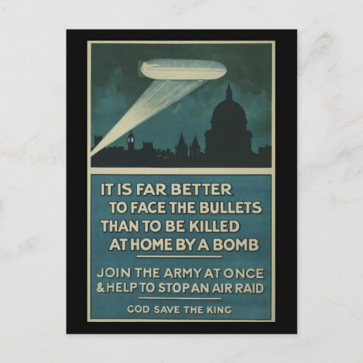 Zie de kogels briefkaart (Voorkant)