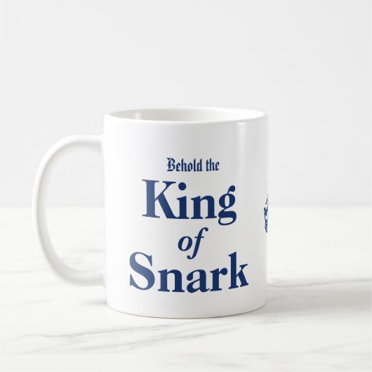 Zie de koning van de Snark Coffee Cup Koffiemok (Links)