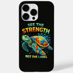 Zie de kracht Turtle Autisme Acceptatie Case-Mate iPhone 14 Pro Max Hoesje