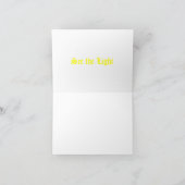 Zie de Light Note-Kaart Kaart (Binnen)