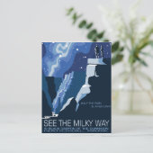 Zie de melkweg in Black Canyon van de Gunnison Briefkaart (Staand voorkant)