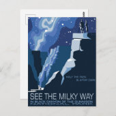 Zie de melkweg in Black Canyon van de Gunnison Briefkaart (Voorkant / Achterkant)