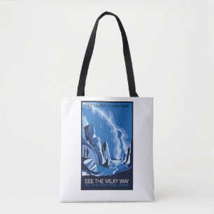 Zie de Melkweg Melkweg in Zion National Park Bag Tote Bag