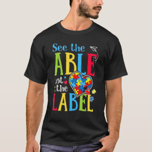 Zie De Mogelijkheid Niet Het Etiket Autisme Puzze T-shirt