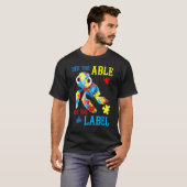 Zie De Mogelijkheid Niet Het Etiket Schildpad Puzz T-shirt (Voorkant volledig)