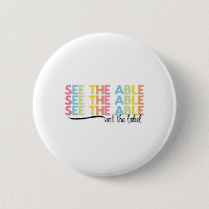 Zie de mogelijkheid niet om de autisme op het etik ronde button 5,7 cm
