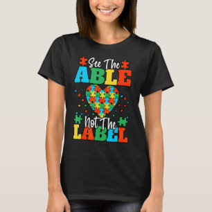 Zie de pagina Niet het label Autism-bewustmakingsm T-shirt