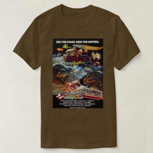 Zie de sterren rijden de films t-shirt (Design voorkant)