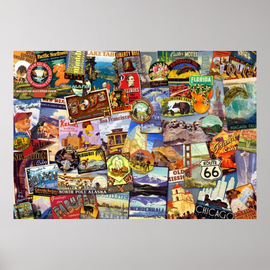 Zie de Verenigde Staten Poster (Voorkant)