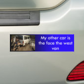 Zie de Westbumpersticker Bumpersticker (Op auto)