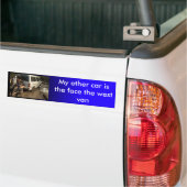 Zie de Westbumpersticker Bumpersticker (Op Truck)