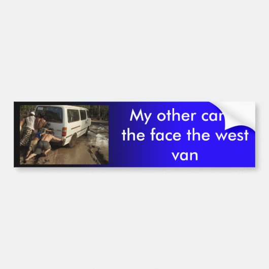 Zie de Westbumpersticker Bumpersticker (Voorkant)