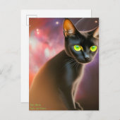 Zie deze ogen zo groen-ik kan 1000 jaar staan briefkaart (Voorkant / Achterkant)