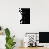 Zie door Silhouette Poster (Thuiskantoor)