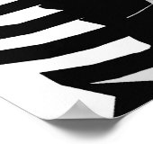 Zie door Silhouette Poster (Hoek)