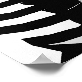 Zie door Silhouette Poster