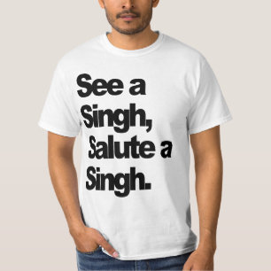 Zie Een Singh T-Shirt (Origineel) door Humble the 