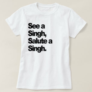 'Zie een Singh' vrouwen (origineel) T-shirt