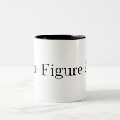 (zie figuur??) tweekleurige koffiemok (Center)