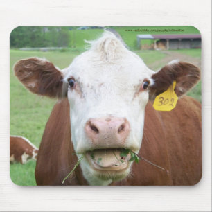 Zie-Food Cow Mousepad Muismat