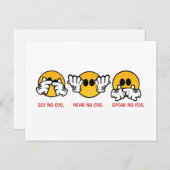 Zie Geen aambeeld, geen aambeeld horen, geen aambe Briefkaart (Voorkant / Achterkant)